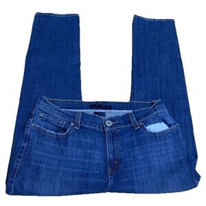 Levis Original 542 Pencil Jeans Distressed Womens 14 Medium Blue